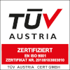 TÜV Austria ISO 9001 zertifiziert